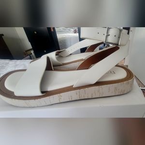 Womens white sandals
